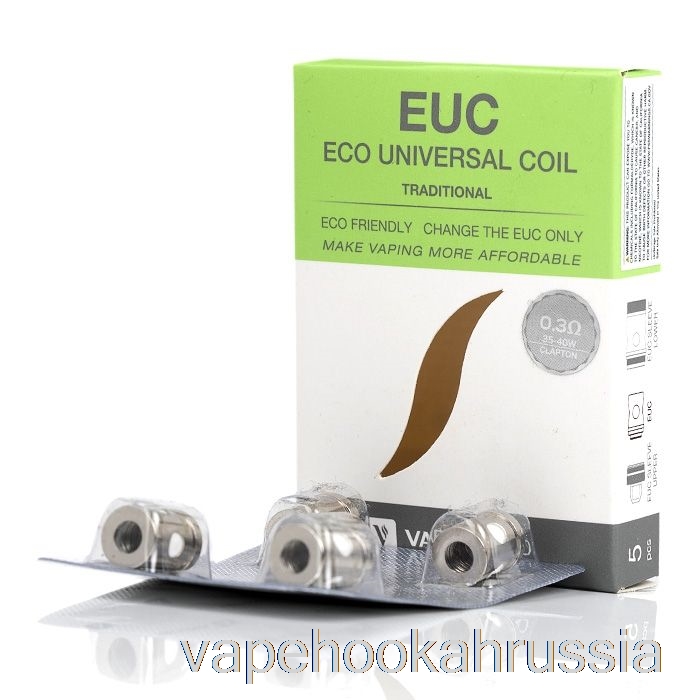 Vape Russia Vapesso EUC сменные катушки 0,3 Ом традиционные EUC Clapton